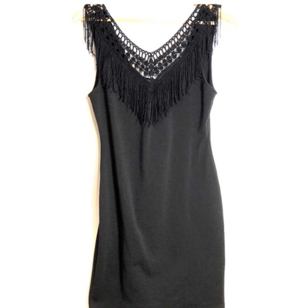 Little Back Dress with fringe